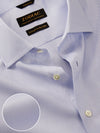 Structure Sky Solid Full Sleeve Single Cuff Tailored Fit Classic Formal Two Ply Mercerized Cotton Without Pocket Shirt