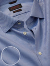 Structure Ink Solid Full Sleeve Single Cuff Slim Fit Classic Formal Two Ply Mercerized Cotton Shirt