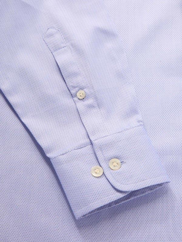 Tramonti Sky Solid Full Sleeve Single Cuff Classic Fit Classic Formal Two Ply Mercerized Cotton Shirt