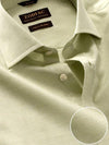 Venete  Mint Solid Half Sleeve Classic Fit Semi Formal Super Fine Cotton Shirt