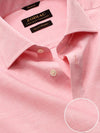 Venete  Pink Solid Half Sleeve Classic Fit Semi Formal Super Fine Cotton Shirt