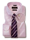 Vercelli Pink Striped Full Sleeve Single Cuff Classic Fit Semi Formal Button down collar Cotton Shirt