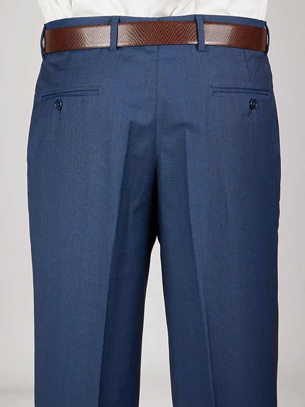 Biella Blue Tailored Fit Trouser