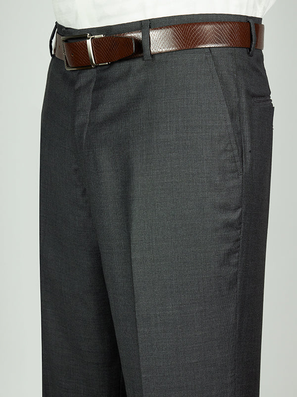 Biella Dark Grey Tailored Fit Trouser