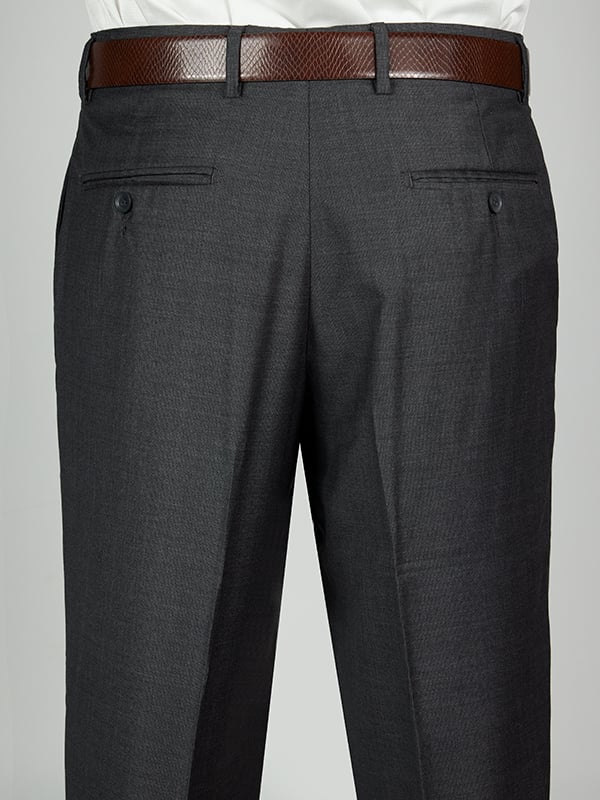 Biella Charcoal Tailored Fit Trouser