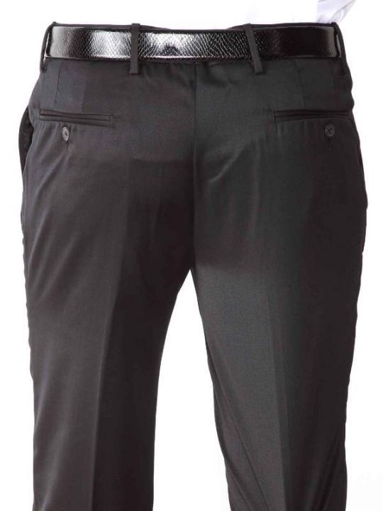 Biella Black Tailored Fit Trouser