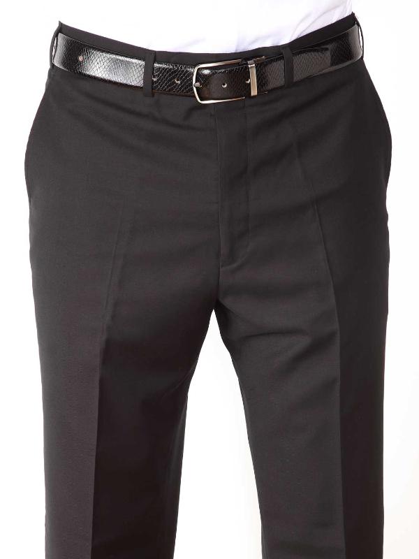 Black Wool Trousers