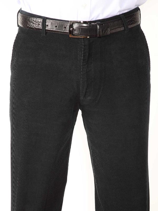 Golfers Corduroy Navy Classic Fit Cotton Trousers