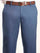 Mantova Navy Tailored Fit Cotton Trousers