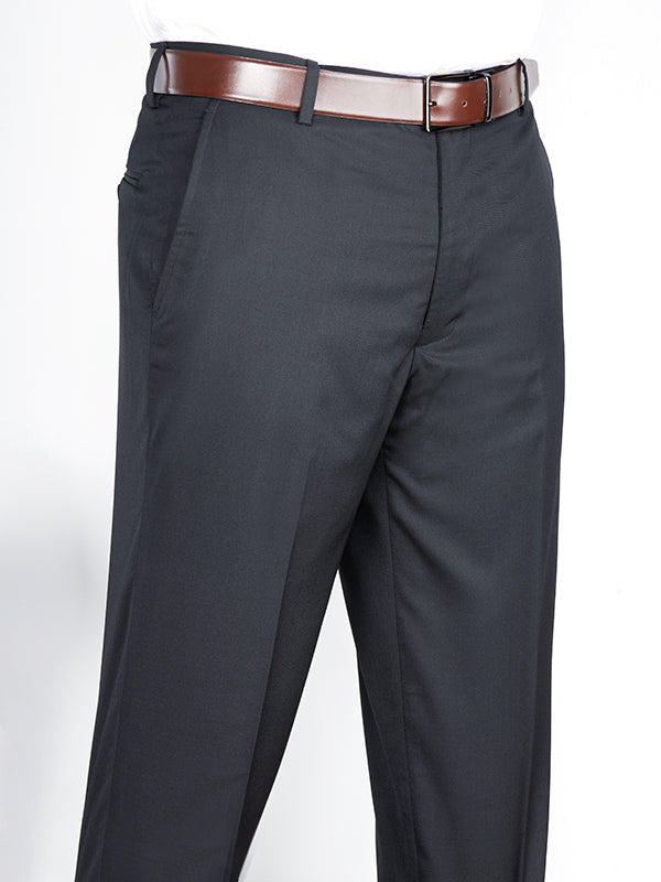 Pollone Black Tailored Fit Trouser