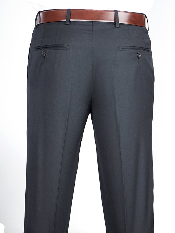 Pollone Black Tailored Fit Trouser