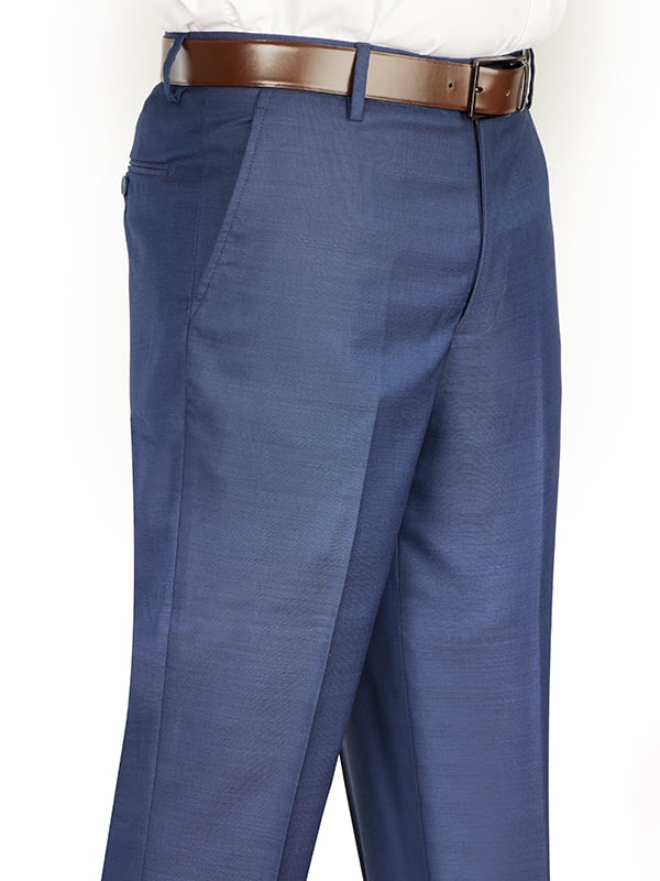 Pollone Navy Tailored Fit Trouser