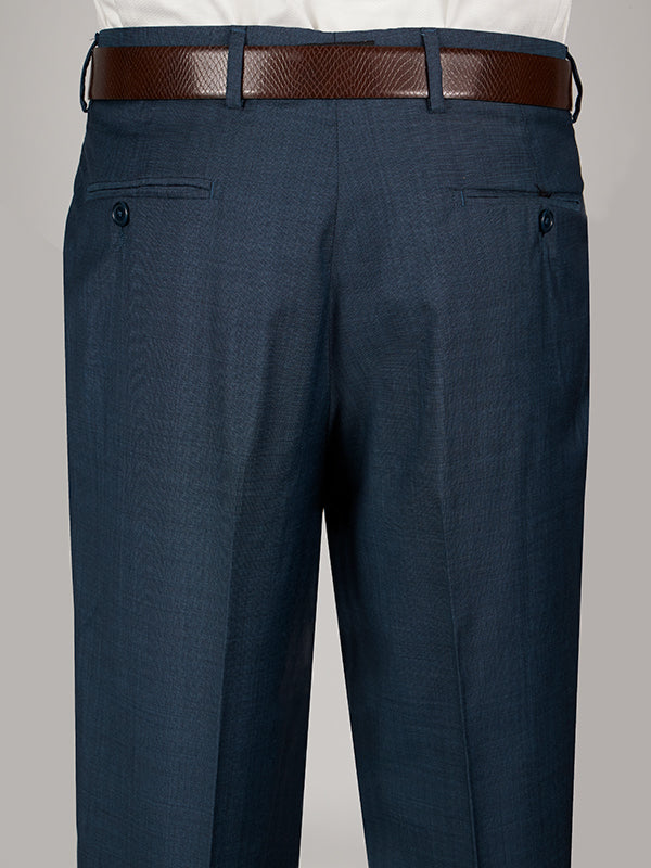 Buy Trivero Blue Tailored Fit Trouser | Zodiac – Zodiac Finest Quality ...