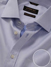 Antonello Sky Solid Double Cuff Classic Fit Classic Formal Two Ply Mercerized Cotton Shirt