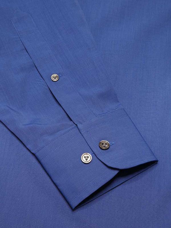 Buy Fil A Fil Ink Cotton Single Cuff Classic Fit Evening Solid