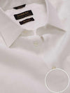 Positano White Solid Half Sleeve Tailored Fit Semi Formal European Flax Linen Shirt