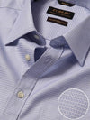 Monteverdi Sky Solid Full Sleeve Single Cuff Classic Fit Classic Formal Two Ply Mercerized Cotton Shirt