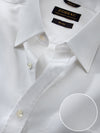Splendido White Solid Full Sleeve Single Cuff Classic Fit Classic Formal Non Iron Cotton Shirt