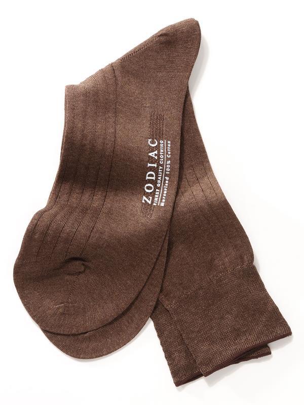 ZODIAC Brown Moderna Socks