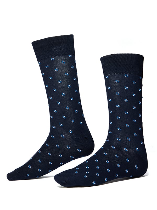 ZODIAC Navy Moderna Socks