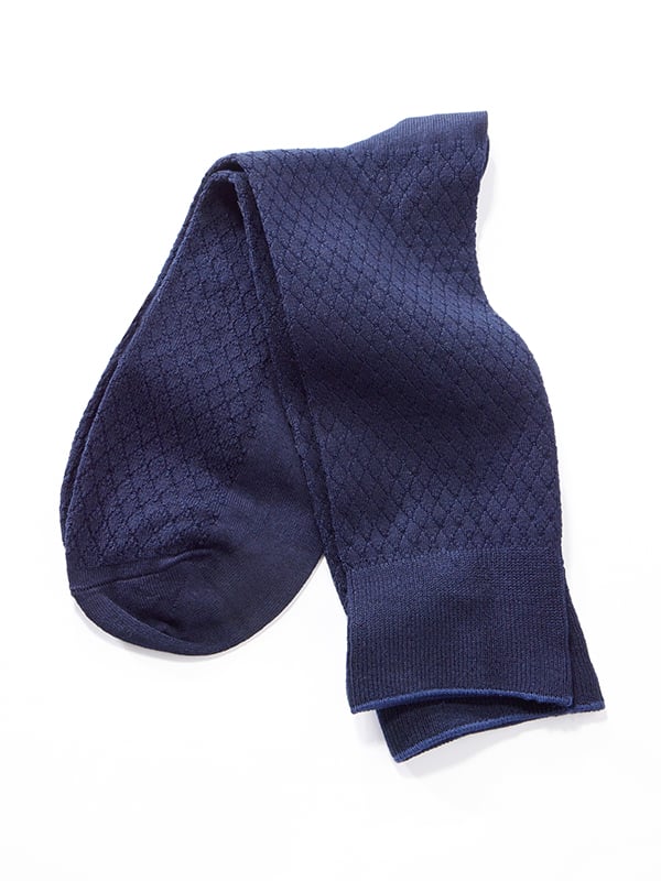 ZODIAC Navy Moderna Socks