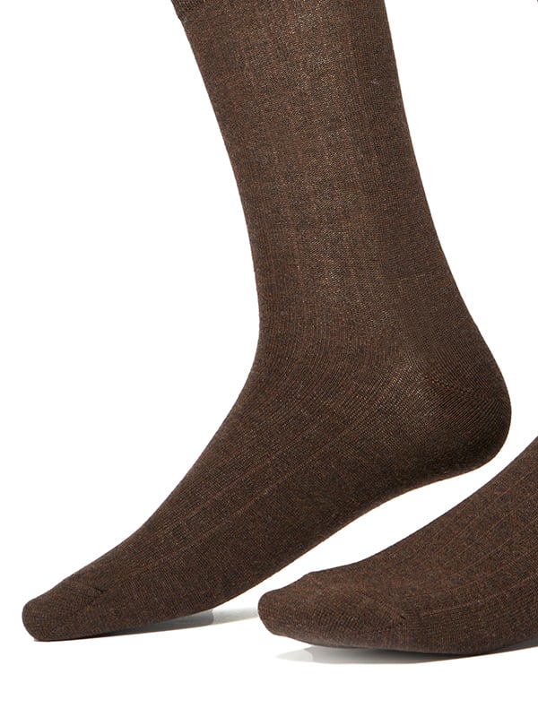 ZODIAC Brown Moderna Socks