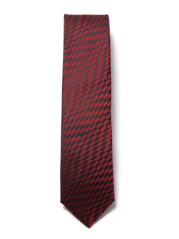 ZOD! Structure Burgundy Microfibre Tie