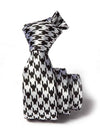 ZOD! Structure White Microfibre Tie