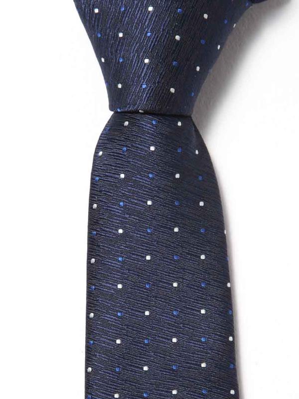 ZOD! Structure Blue Microfibre Tie