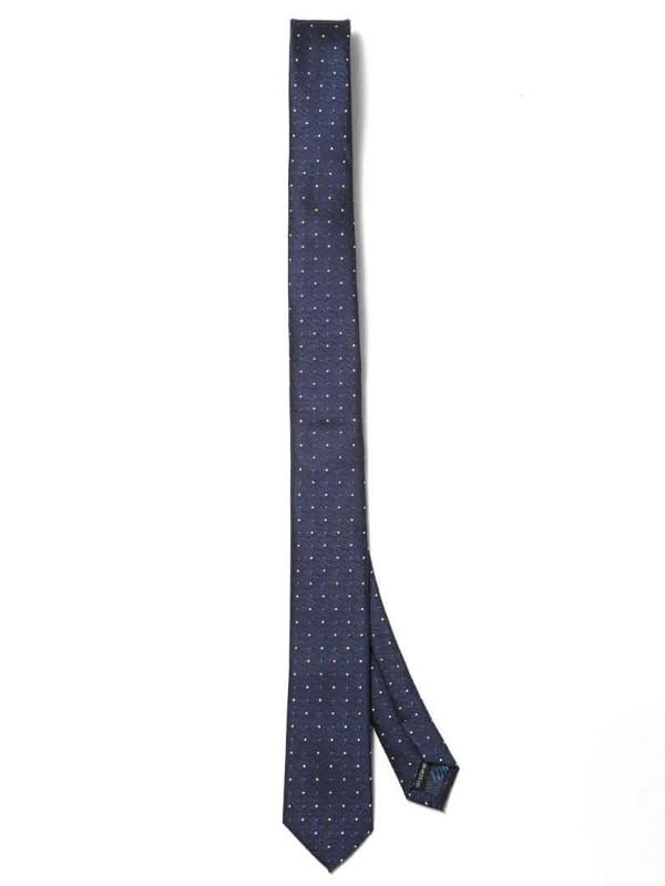 ZOD! Structure Blue Microfibre Tie