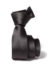 ZOD! Solid Black Microfibre Tie