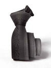 ZOD! Structure Black Microfibre Tie