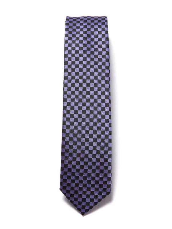 ZOD! Structure Purple Microfibre Tie