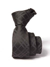 ZOD! Check Black Microfibre Tie