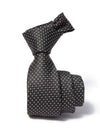 ZOD! Structure Black Microfibre Tie