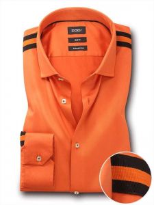 Giorgio solid orange shirts