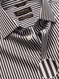 barboni blk and wht stripe cotton shirts