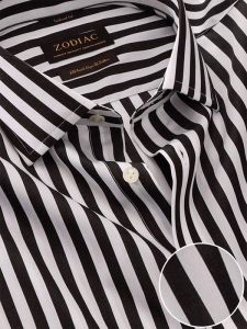 barboni stripe black and white cotton shirts