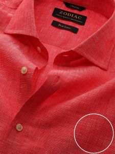 filafil red linen solid shirts