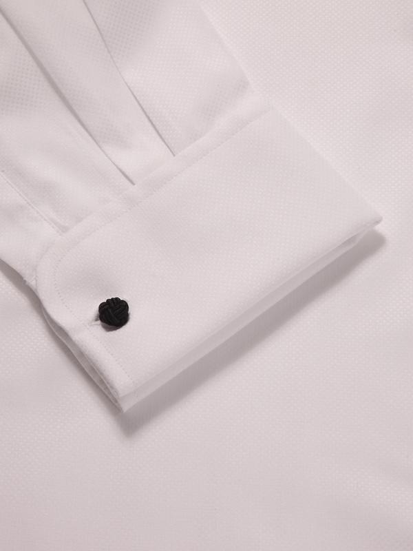 Buy Cione White Cotton Classic Fit Formal Solid Shirt | Zodiac
