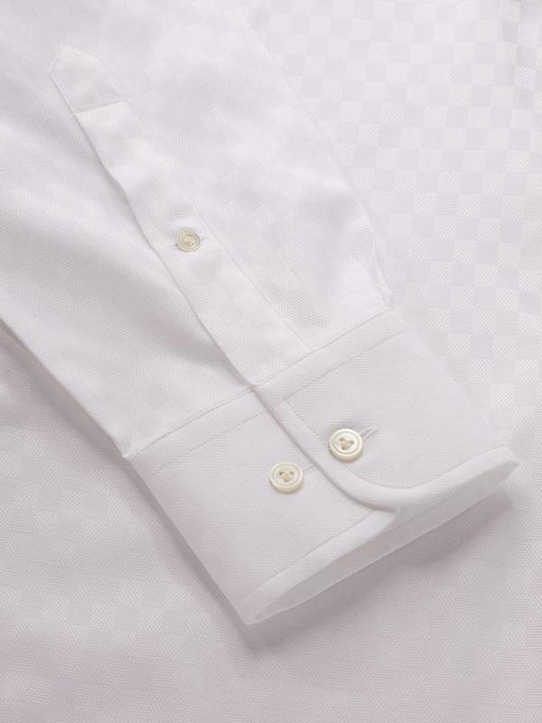 Buy Monteverdi White Cotton Classic Fit Formal Solid Shirt | Zodiac